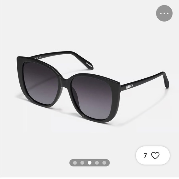 Quay Ever After Sunglasses (Matte Blk / Fade) NEW - Picture 2 of 3
